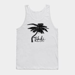 Tahiti, French Polynesia, Palm Tree Tank Top